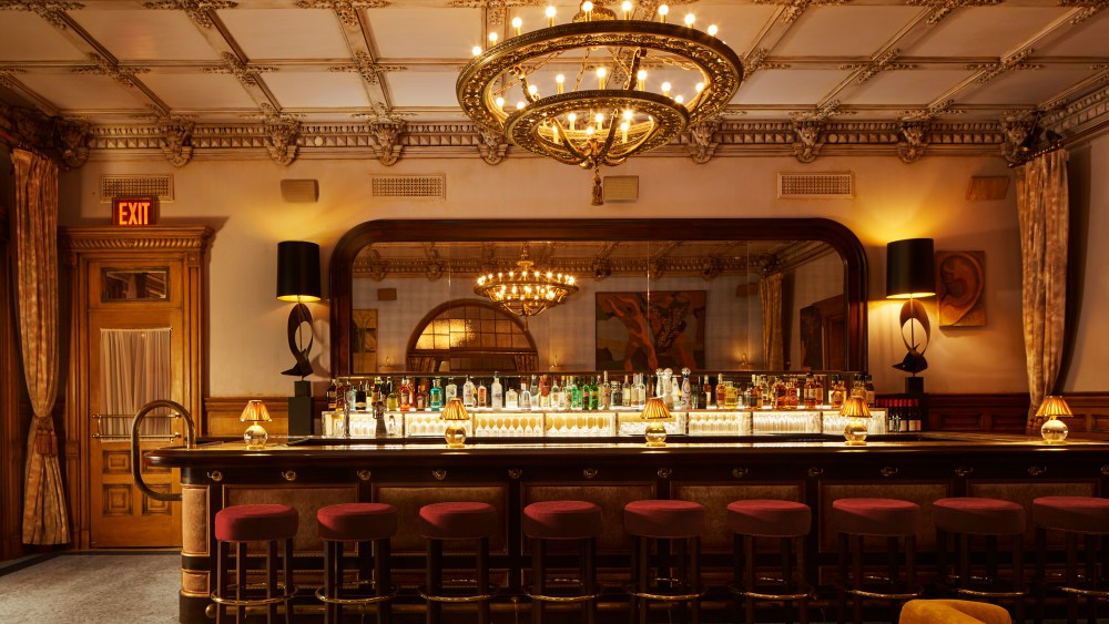 Inside the Lobby Bar at Hotel Chelsea.
