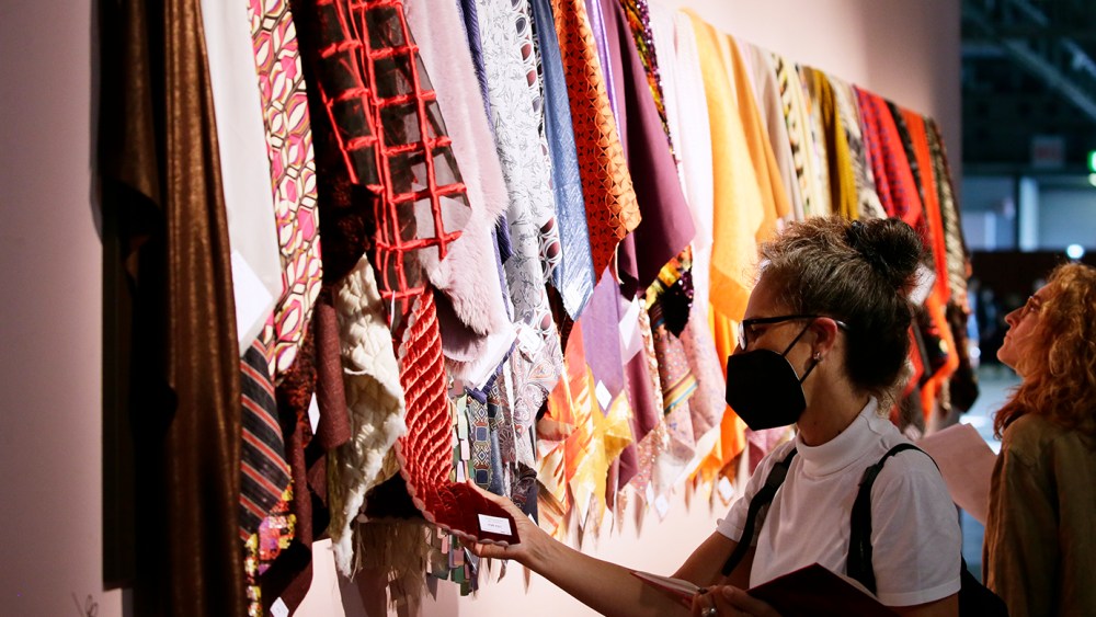 The scene at the 35th edition of textile trade show Milano Unica held July 12 to 14.