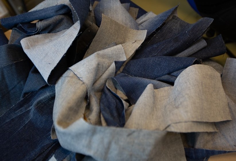 Denim scraps are the target of the latest OTB Group and Diesel project on circularity.