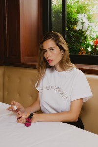 A look from the new Pompom capsule collection