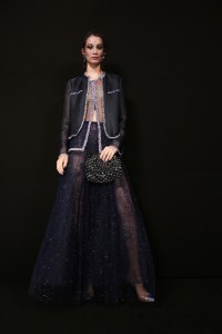 Backstage at Giorgio Armani Privé Fall 2022