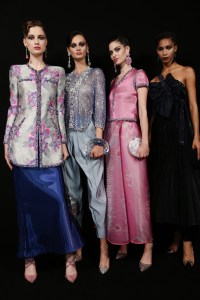 Backstage at Giorgio Armani Privé Fall 2022