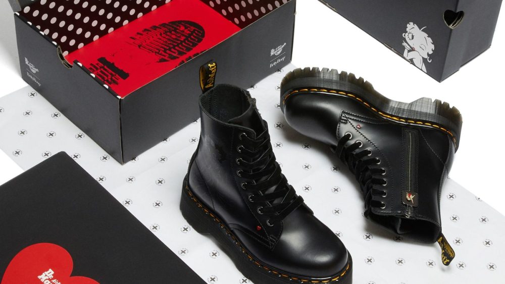 Dr. Marten's releases a capsule collection paying homage to the iconic Betty Boop and her "mischievous" and "rebellious" spirit.