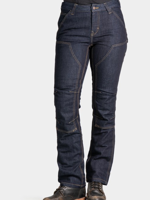 Britt Utility FR Denim. Dovetail Workwear, a brand made for women, added two denim and canvas flame-resistant pants to its permanent apparel collection.