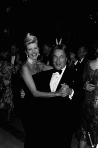 Ivana Trump and Arnold Scaasi attend an event at Lincoln Center in New York City on January 26, 1989.