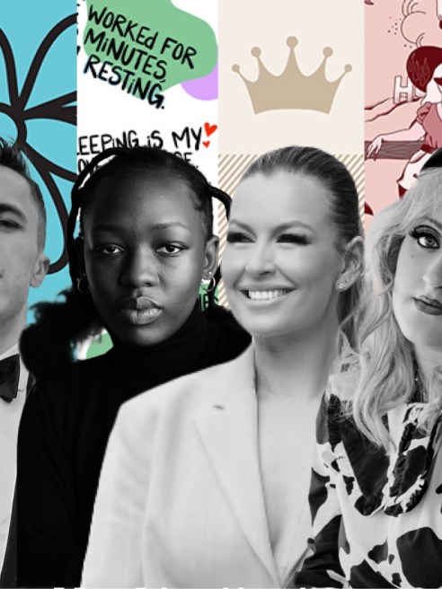 The Shutterfly Collective line includes designs by viral TikTokers Brittany Broski, Serena Kerrigan, Chris Olsen, and Elsa Majimbo.