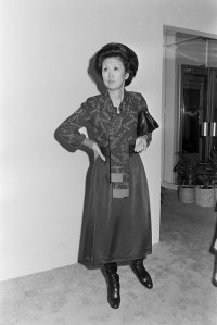 Designer Hanae Mori in 1975