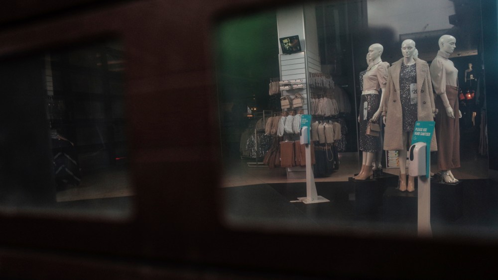 Mannequins stand on display inside a temporarily-closed branch of fast fashion retailer Primark on Oxford Street in London, England, on December 21, 2020. London spent its second day of what could be months under newly-introduced 'Tier 4' coronavirus restrictions today. Under Tier 4 rules non-essential shops and many other businesses including gyms and hairdressers must close, with people instructed to stay at home other than for exempted circumstances including travel to work or education. Indoor mixing between those in different households is also banned under the new tier, upending Christmas plans for a huge swathe of the population. Concern over a more infectious strain of the coronavirus in the UK has meanwhile seen dozens of countries ban arrivals from Britain, with food supplies also disrupted after France closed the cross-Channel freight route from Dover. (Photo by David Cliff/NurPhoto via AP)