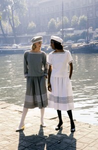 The "Gigi Girl collection cotton sailor looks for evening.