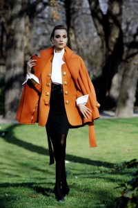 A look from the Marc Bohan for Christian Dior Fall 1979 Ready to Wear Advance.
