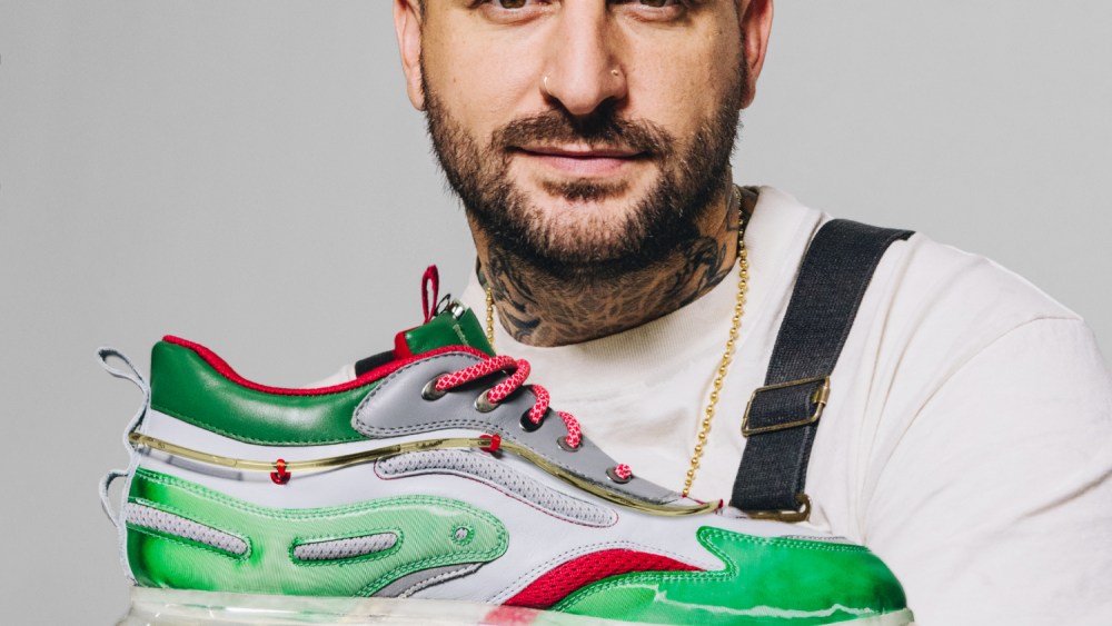 The Shoe Surgeon founder Dominic Ciambrone helped Heineken create beer-injected Heinekicks sneakers
