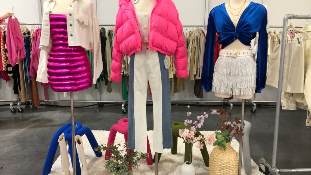 Denim brands at Magic keyed into western and partywear trends with bootcut fits, sparkle and color.