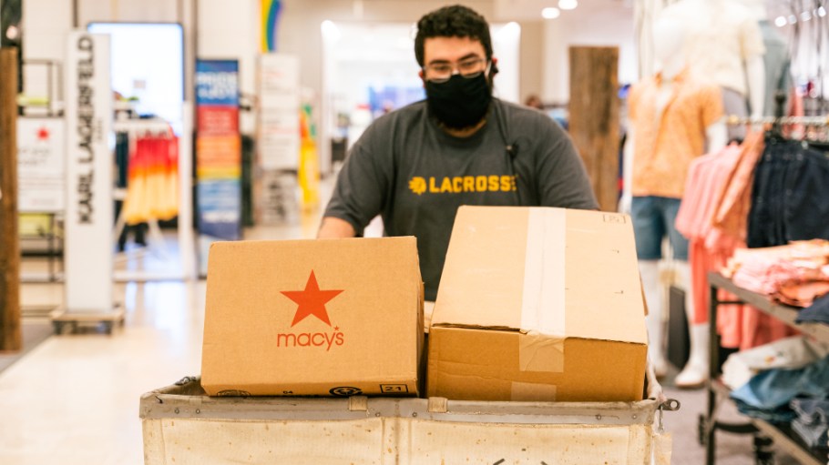 Macy's lowered full year guidance based on slowing consumer spending, excess inventory in retail sector and risk of a pronounced macro downturn.