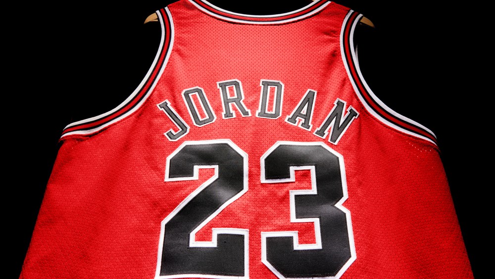 Michael Jordan 1998 NBA Finals Game 1 jersey