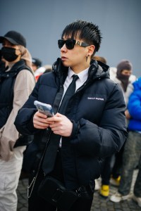 Street style at Paris Men's Fashion Week Fall 2022