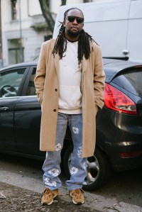 Street style at Milan Men's Fashion Week Fall 2022