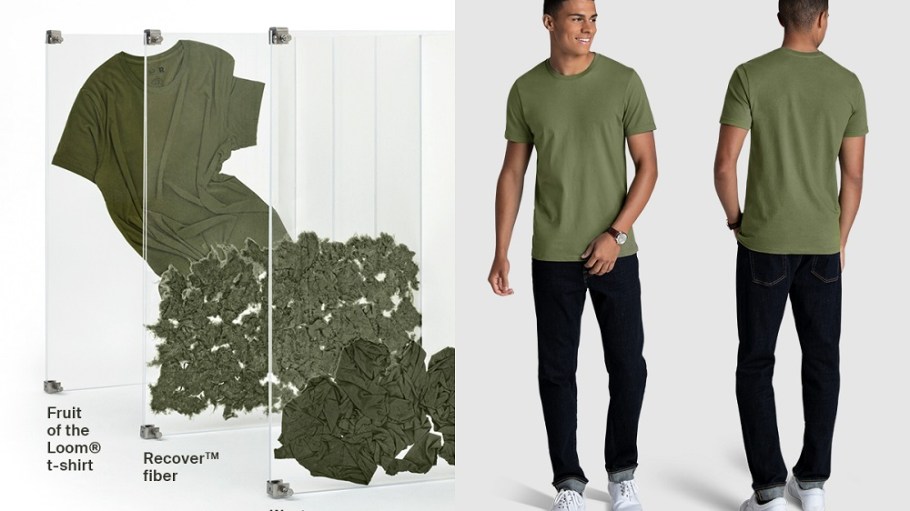 Fruit of the Loom is teaming up with Recover Textile Systems, maker of Recover fiber, for a collection of classic, unisex T-shirts.