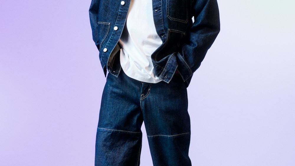 H&M introduced a men’s workwear-inspired denim capsule made with cotton alternatives.