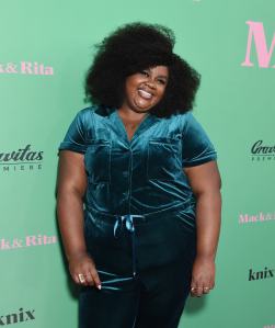 Nicole Byer at the Los Angeles premiere of "Mack & Rita" held at the Rooftop Terrace at NeueHouse Hollywood on August 10, 2022 in Los Angeles, California