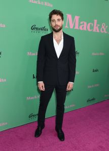 Dustin Milligan at the Los Angeles premiere of "Mack & Rita" held at the Rooftop Terrace at NeueHouse Hollywood on August 10, 2022 in Los Angeles, California
