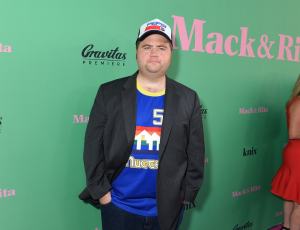 Paul Walter Hauser at the Los Angeles premiere of "Mack & Rita" held at the Rooftop Terrace at NeueHouse Hollywood on August 10, 2022 in Los Angeles, California