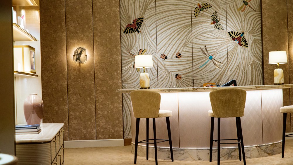Inside the renovated Cartier Fifth Avenue Mansion in Manhattan.