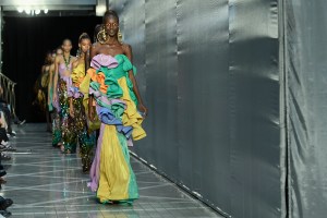 Runway at Halpern RTW Spring 2023 on September 18, 2022 in London