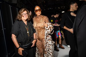 Fern Mallis and Lala Anthony