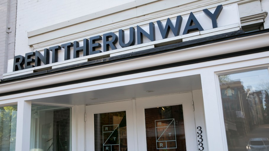 Rent the Runway's original Washington, D.C. store, which closed in 2020.