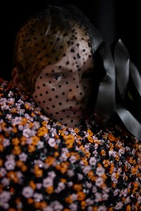 Backstage at Richard Quinn RTW Spring 2023