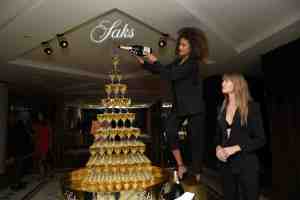The scene at the Saks X Chloe Bailey NYFW Party.