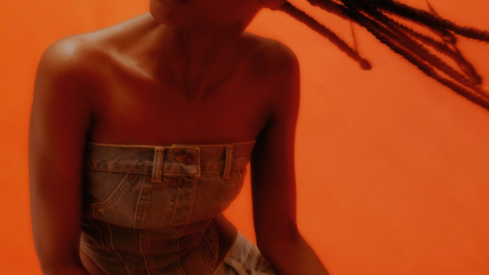 A double denim look from the new Topshop collection under Asos' ownership.