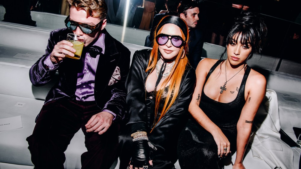Rocco Ritchie, Madonna and Lourdes Leon.