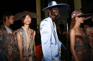 Backstage at Balmain RTW Spring 2023