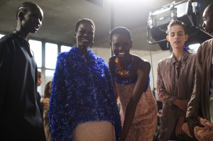 Backstage at Dris Van Noten RTW Spring 2023