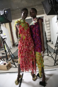 Backstage at Dris Van Noten RTW Spring 2023