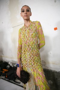 Backstage at Dris Van Noten RTW Spring 2023