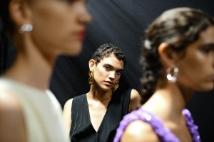 Backstage at Jil Sander RTW Spring 2023