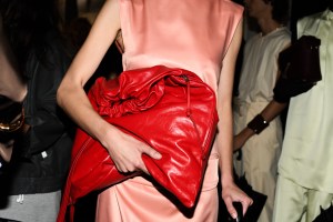 Backstage at Jil Sander RTW Spring 2023