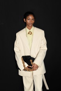 Backstage at Jil Sander RTW Spring 2023
