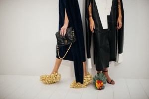 Backstage at Loewe RTW Spring 2023