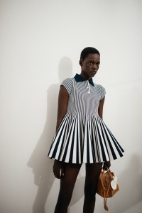 Backstage at Loewe RTW Spring 2023