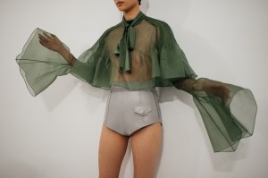 Backstage at Loewe RTW Spring 2023