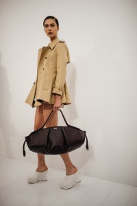 Backstage at Loewe RTW Spring 2023