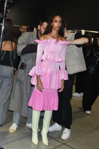 Backstage at MSGM RTW Spring 2023