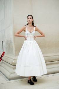 Backstage at ERDEM RTW Spring 2023 on September 18, 2022 in London