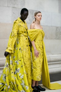 Backstage at ERDEM RTW Spring 2023 on September 18, 2022 in London