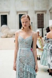 Backstage at ERDEM RTW Spring 2023 on September 18, 2022 in London