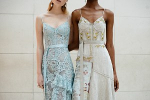 Backstage at ERDEM RTW Spring 2023 on September 18, 2022 in London