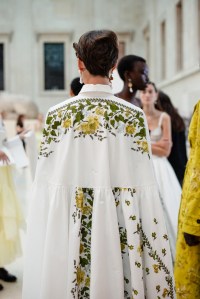 Backstage at ERDEM RTW Spring 2023 on September 18, 2022 in London